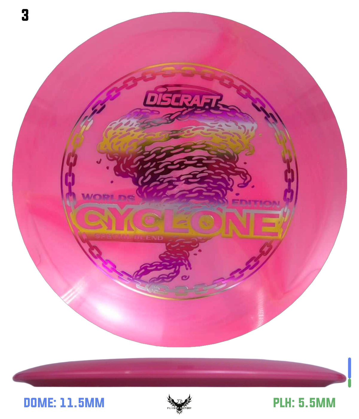 Discraft 2026 Tour Series Blend Cyclone - "Chainstorm" 2026 Worlds Edition