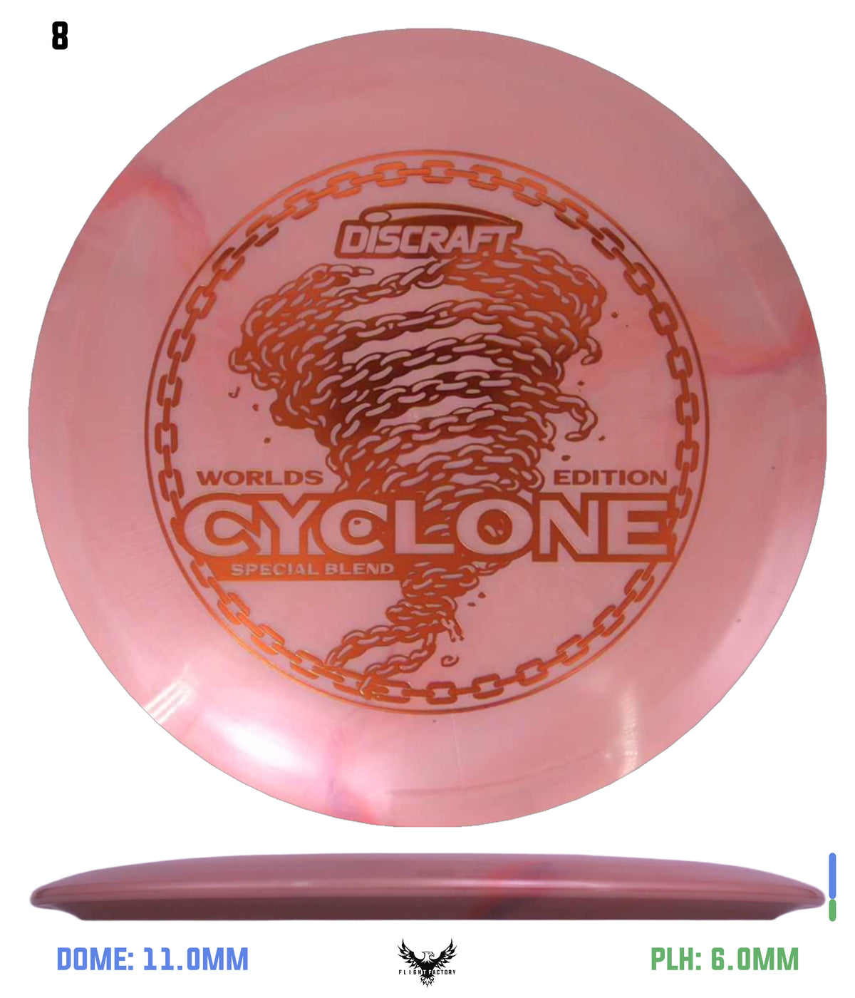 Discraft 2026 Tour Series Blend Cyclone - "Chainstorm" 2026 Worlds Edition