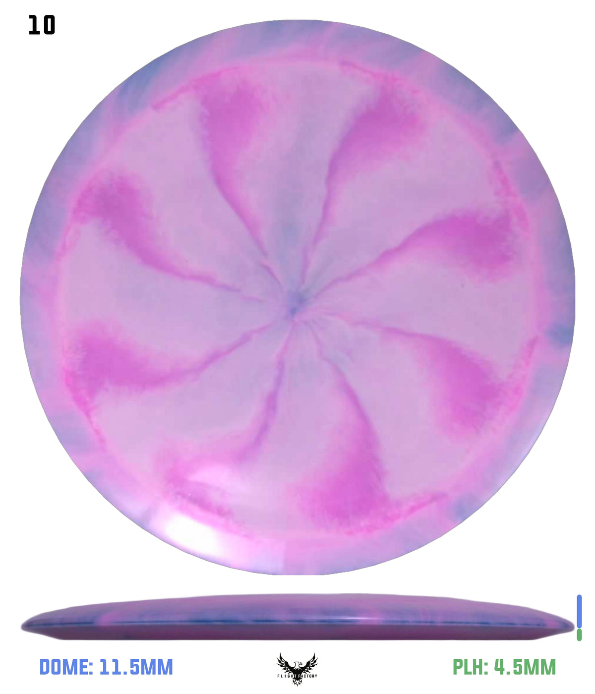 Discraft Paul McBeth x Paige Pierce ESP Swirl Bottom Stamped Drive