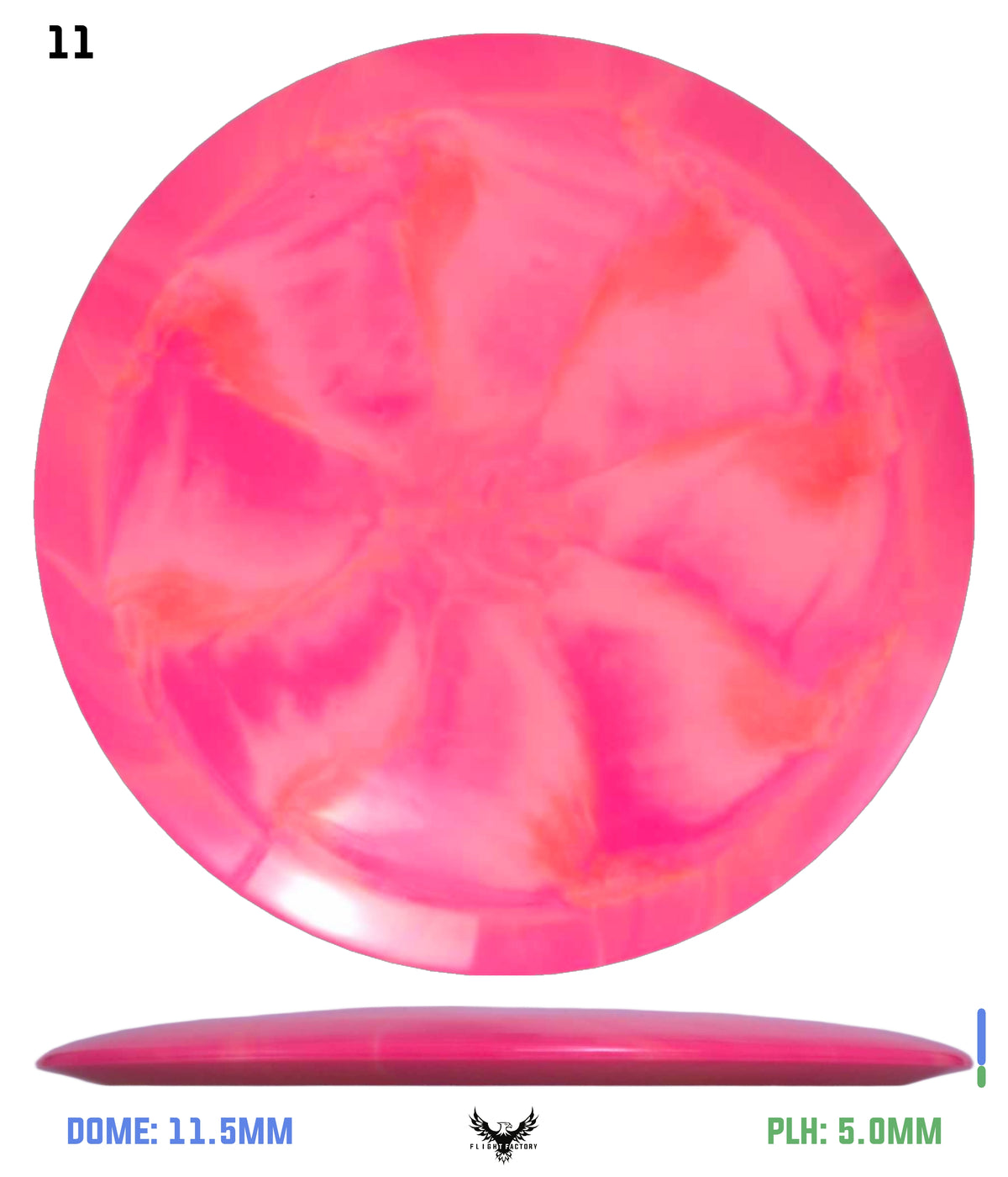 Discraft Paul McBeth x Paige Pierce ESP Swirl Bottom Stamped Drive