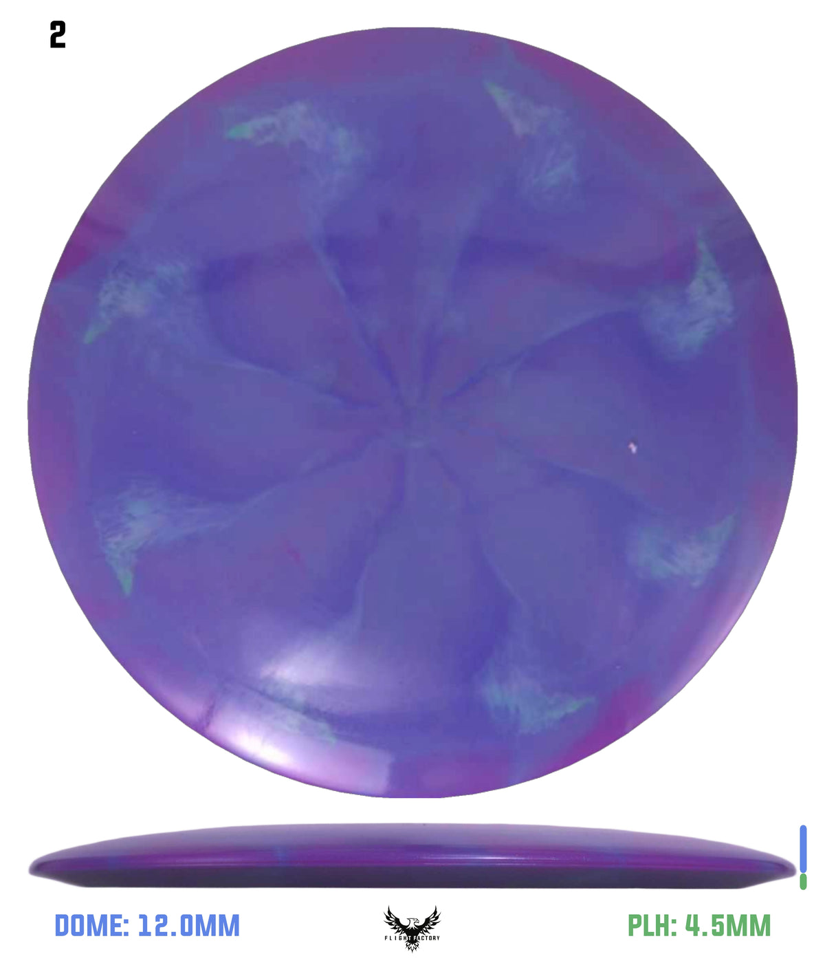 Discraft Paul McBeth x Paige Pierce ESP Swirl Bottom Stamped Drive