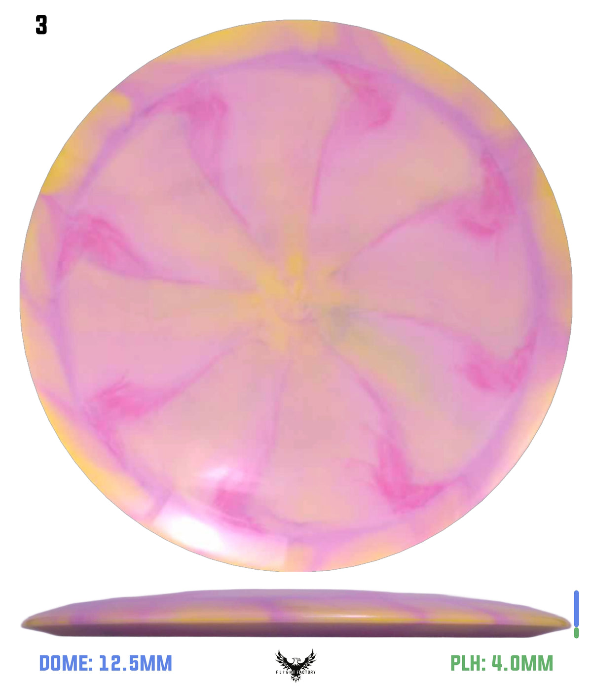 Discraft Paul McBeth x Paige Pierce ESP Swirl Bottom Stamped Drive