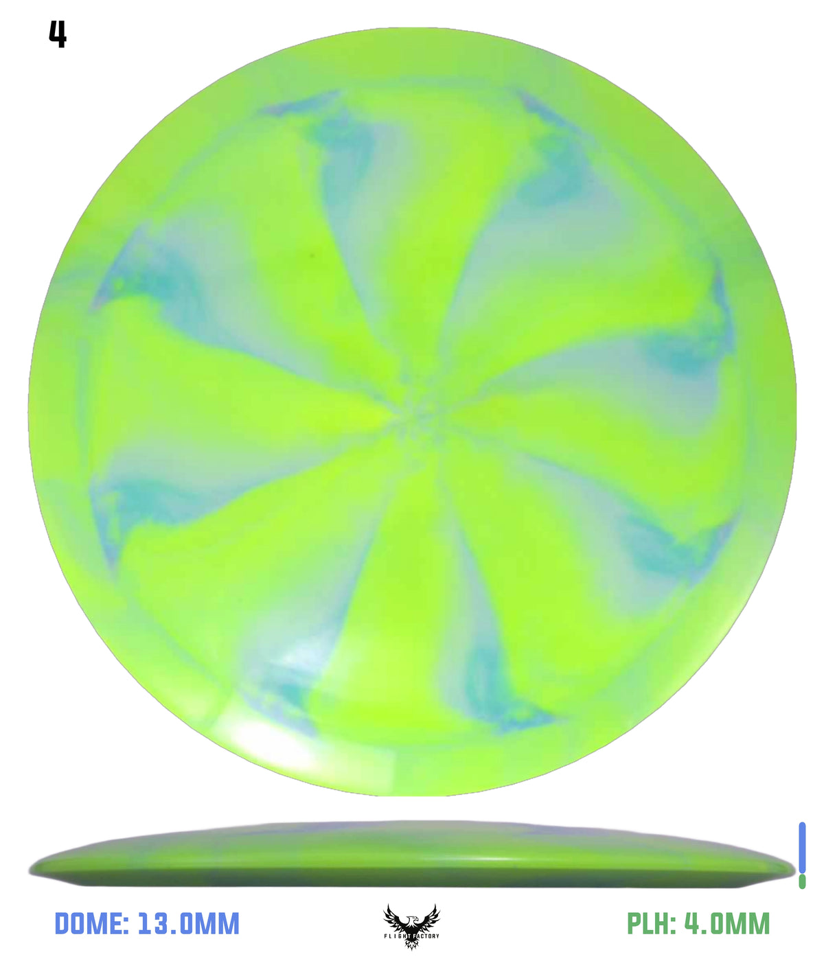 Discraft Paul McBeth x Paige Pierce ESP Swirl Bottom Stamped Drive