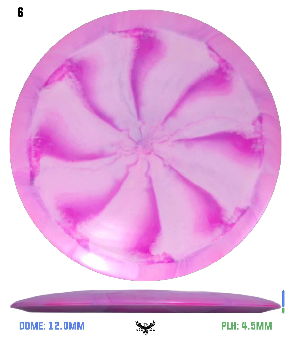 Discraft Paul McBeth x Paige Pierce ESP Swirl Bottom Stamped Drive