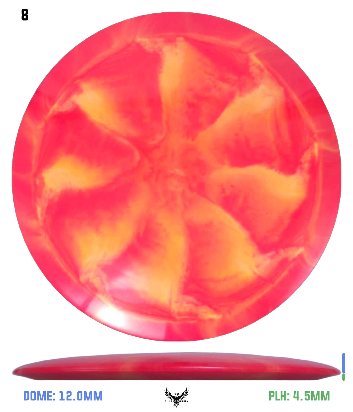 Discraft Paul McBeth x Paige Pierce ESP Swirl Bottom Stamped Drive