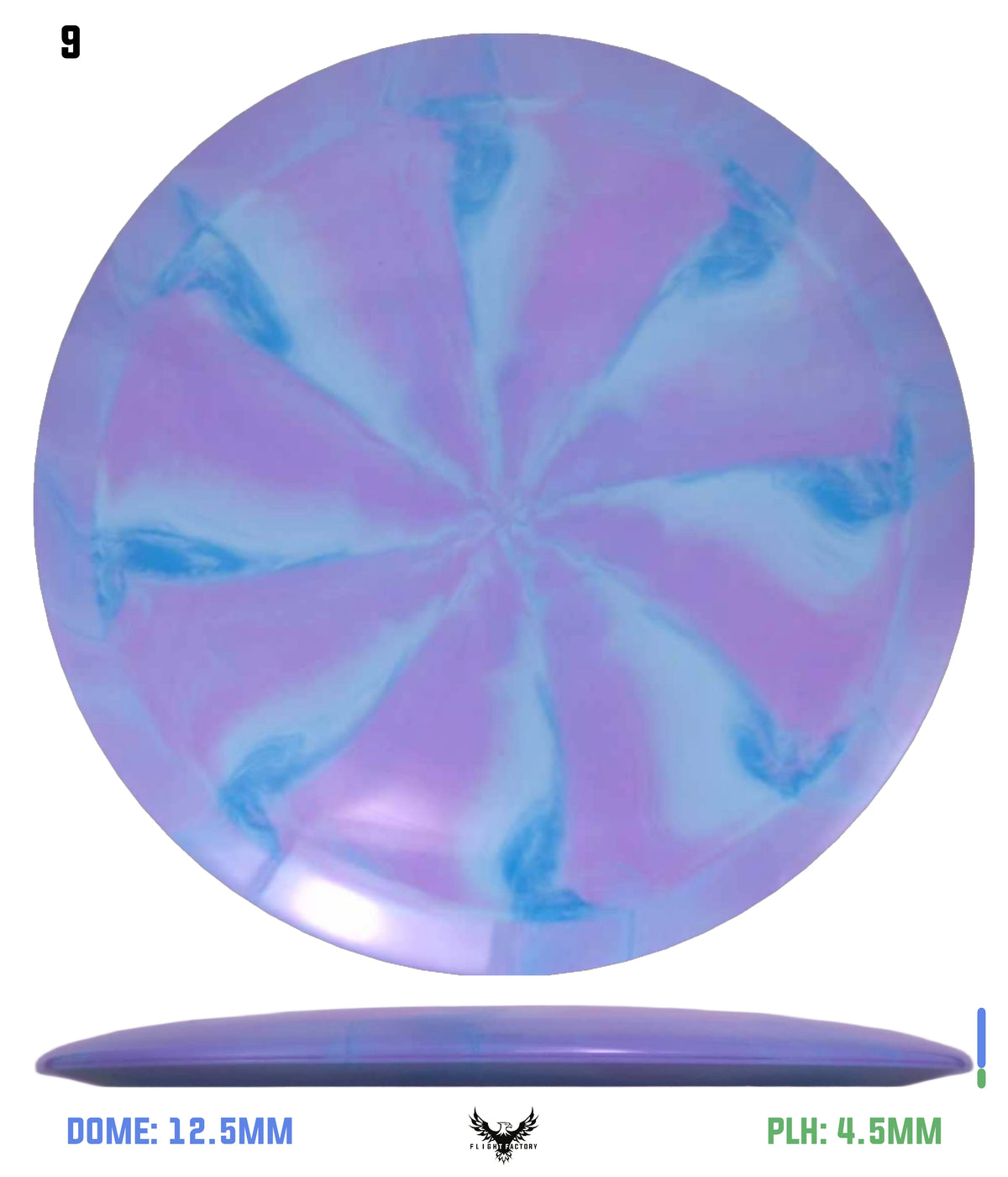 Discraft Paul McBeth x Paige Pierce ESP Swirl Bottom Stamped Drive