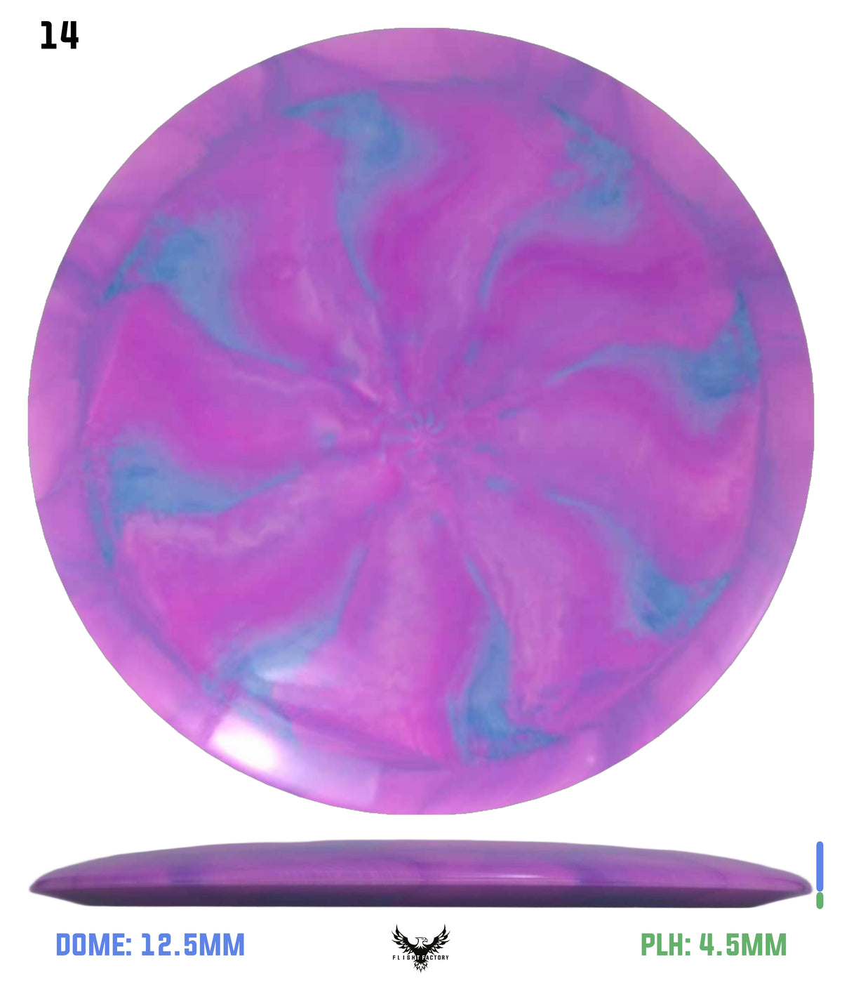 Discraft Paul McBeth x Paige Pierce ESP Swirl Bottom Stamped Drive