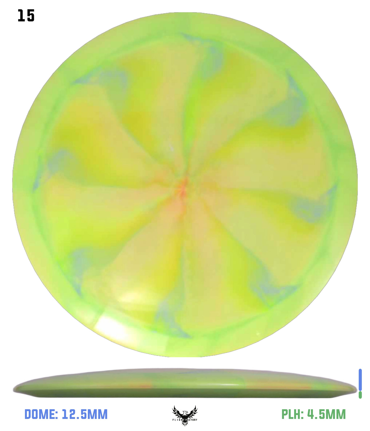 Discraft Paul McBeth x Paige Pierce ESP Swirl Bottom Stamped Drive