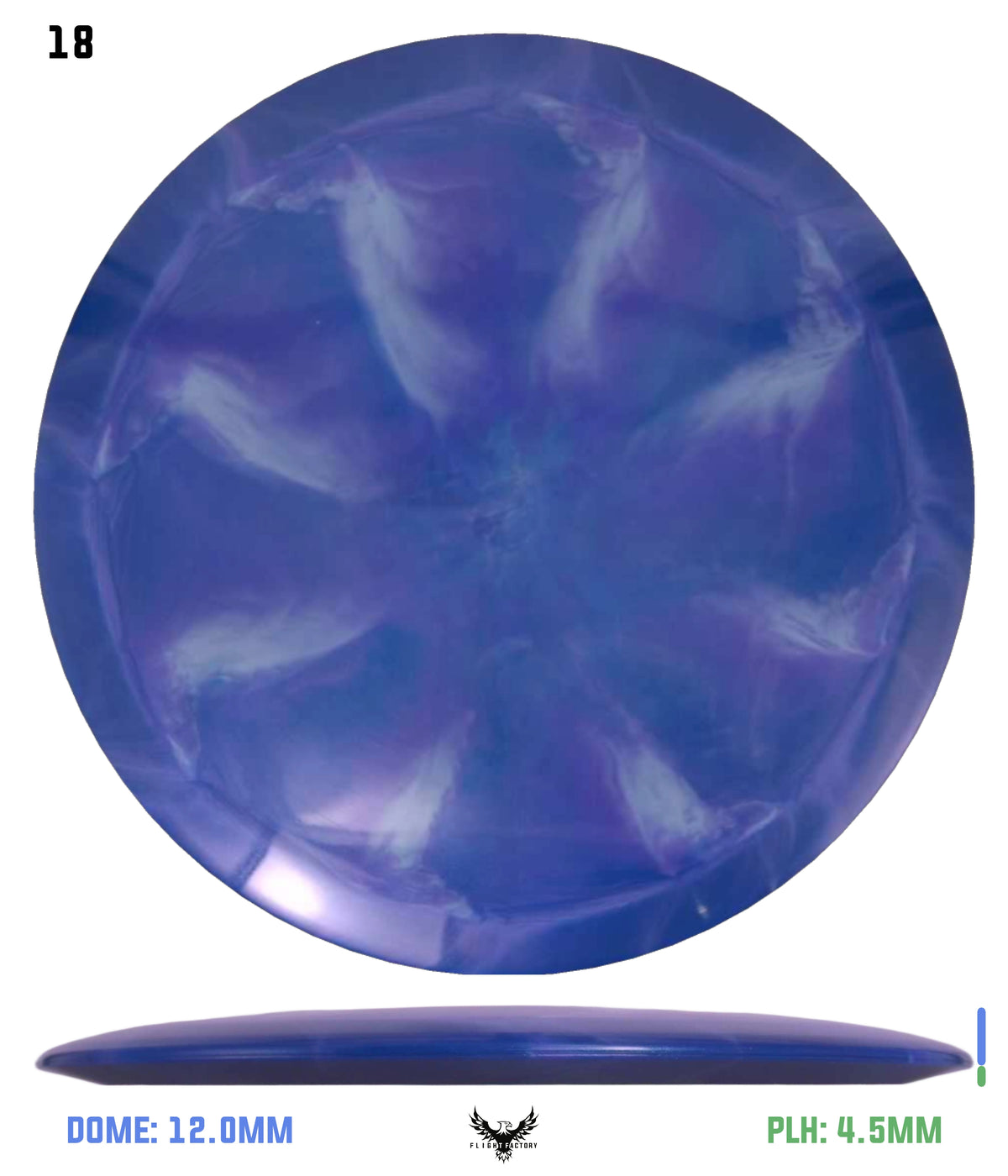 Discraft Paul McBeth x Paige Pierce ESP Swirl Bottom Stamped Drive