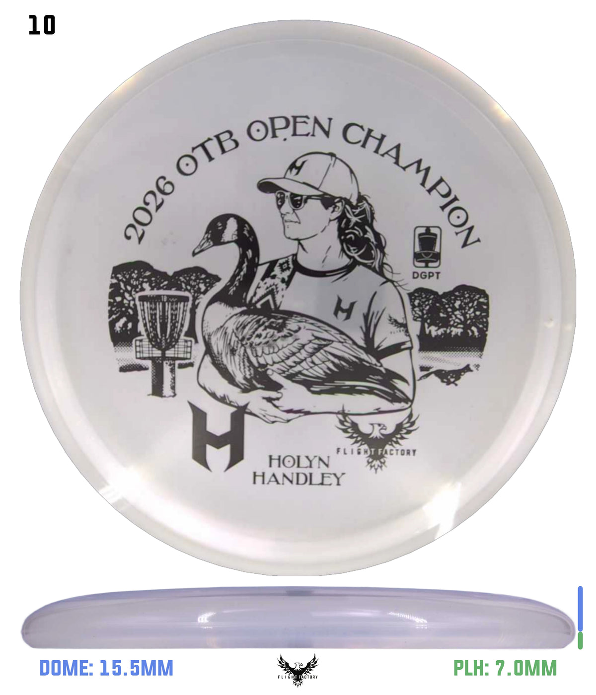 Discraft CryZtal FLX Fierce - Holyn Handley 2026 OTB Champion Commemorative Disc