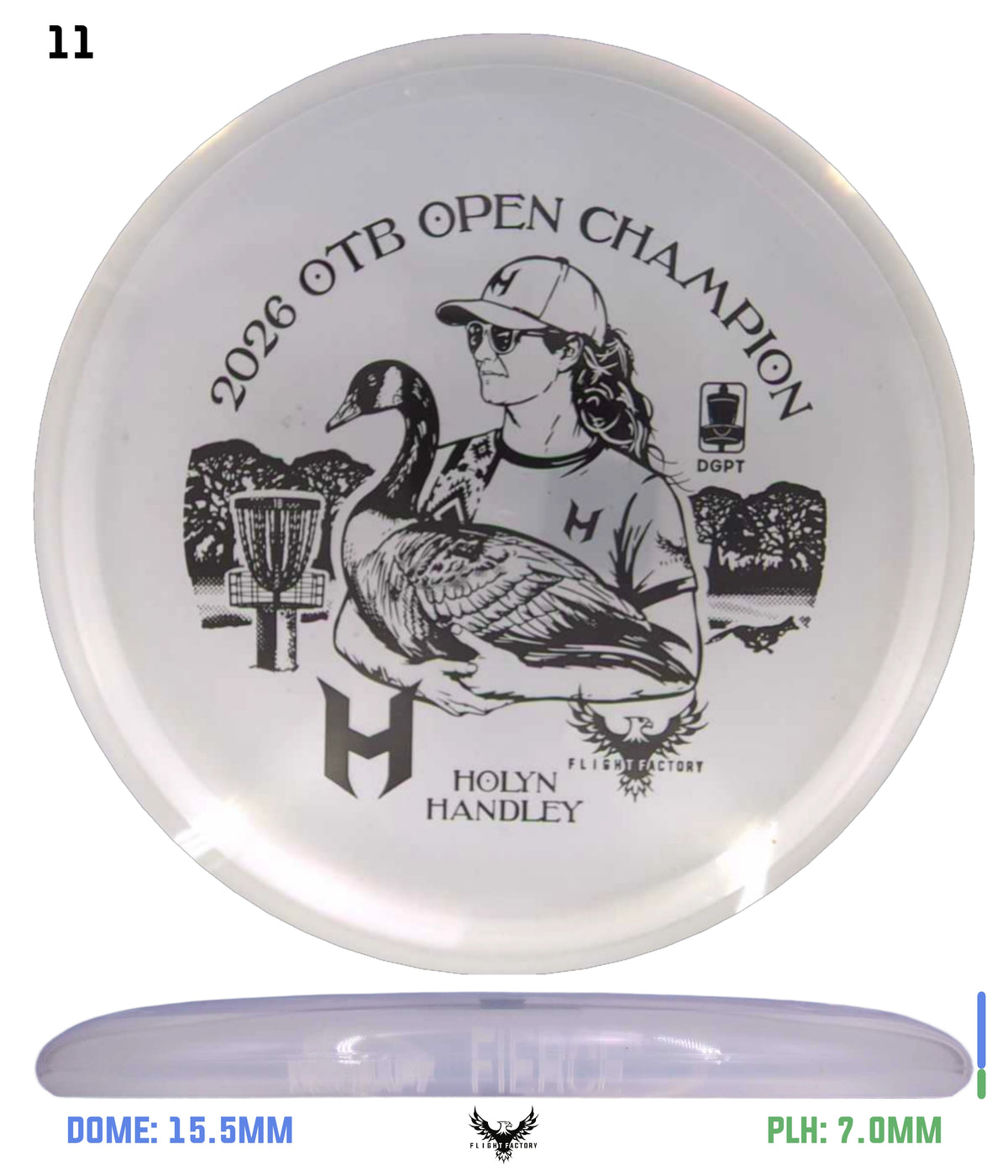 Discraft CryZtal FLX Fierce - Holyn Handley 2026 OTB Champion Commemorative Disc