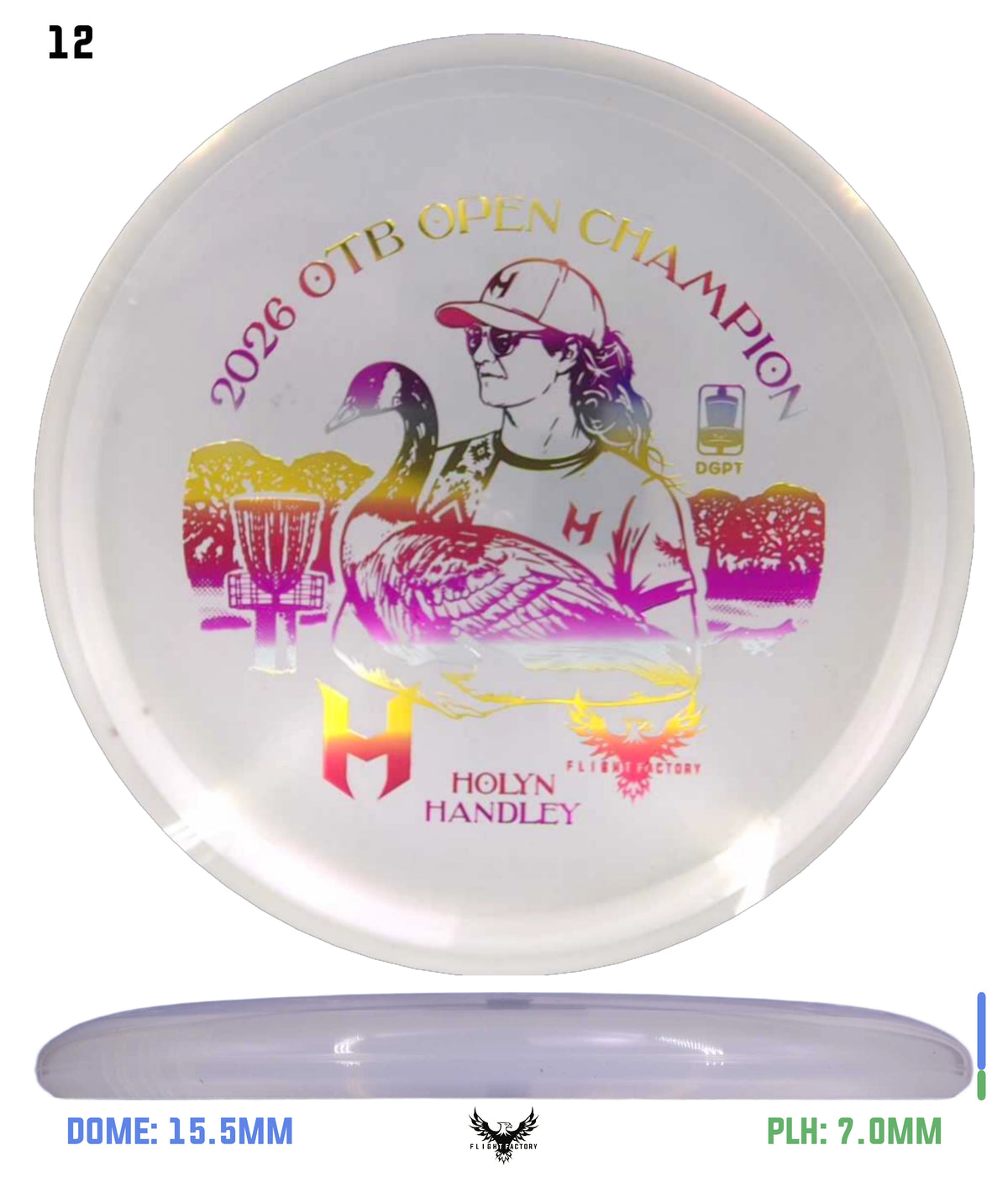 Discraft CryZtal FLX Fierce - Holyn Handley 2026 OTB Champion Commemorative Disc