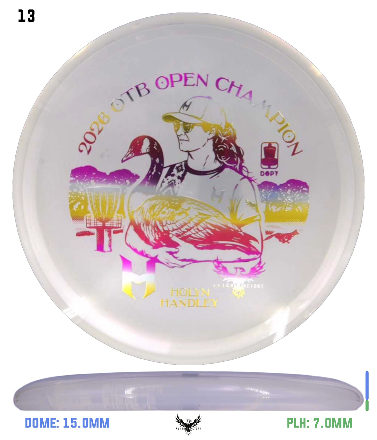 Discraft CryZtal FLX Fierce - Holyn Handley 2026 OTB Champion Commemorative Disc