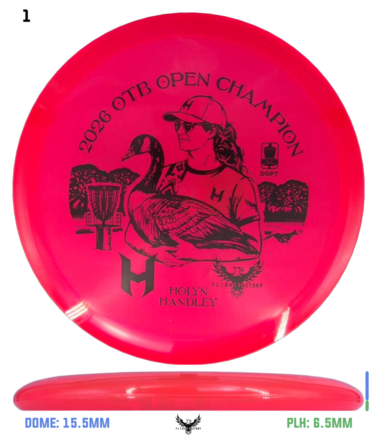 Discraft CryZtal FLX Fierce - Holyn Handley 2026 OTB Champion Commemorative Disc