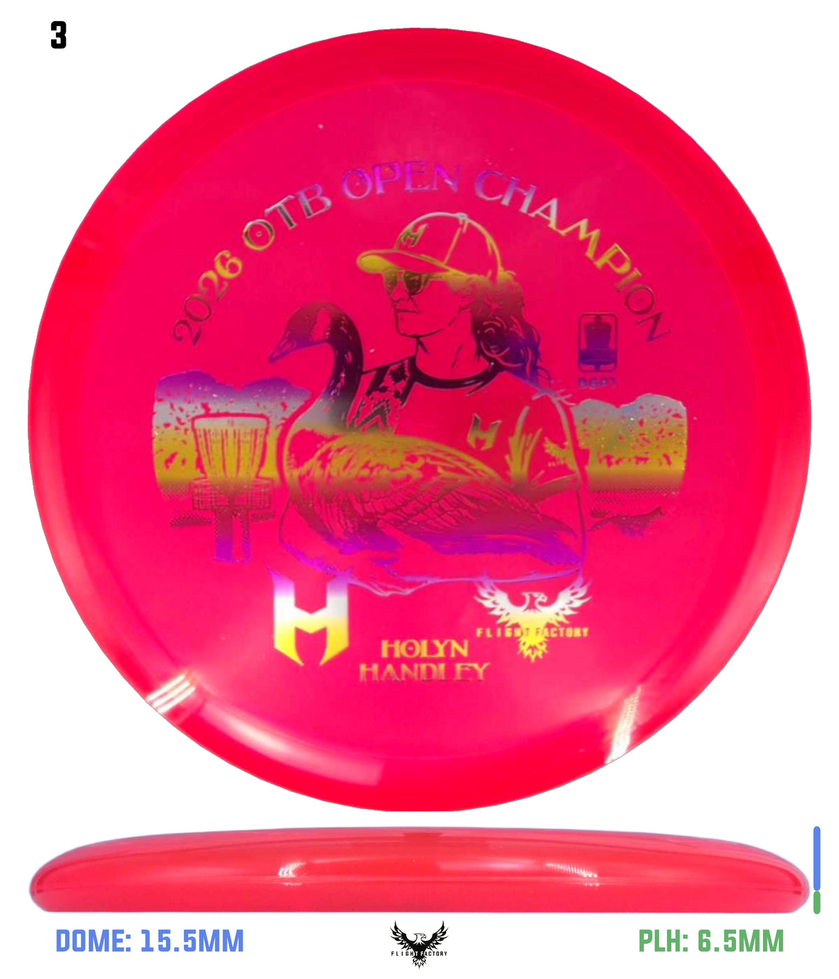 Discraft CryZtal FLX Fierce - Holyn Handley 2026 OTB Champion Commemorative Disc