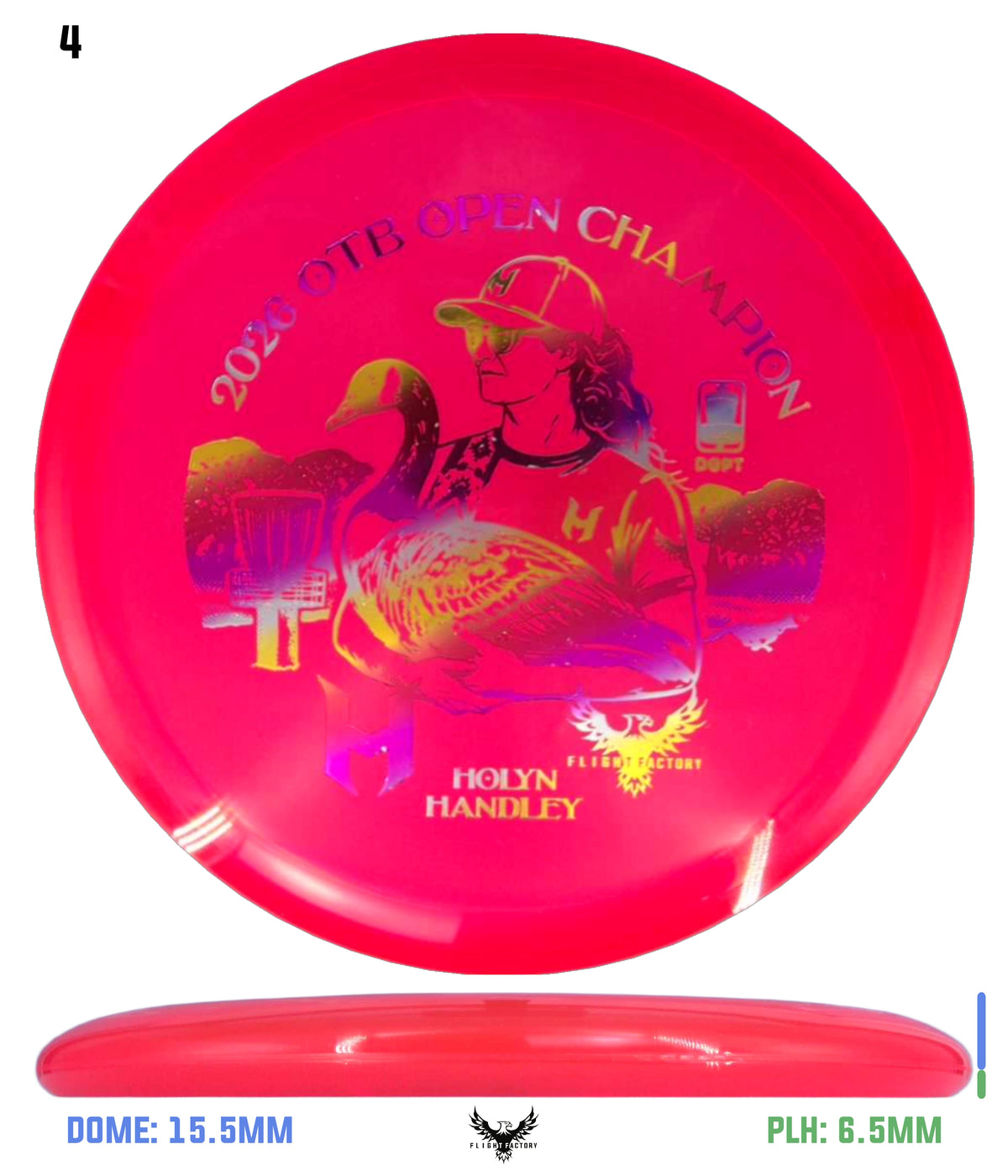 Discraft CryZtal FLX Fierce - Holyn Handley 2026 OTB Champion Commemorative Disc
