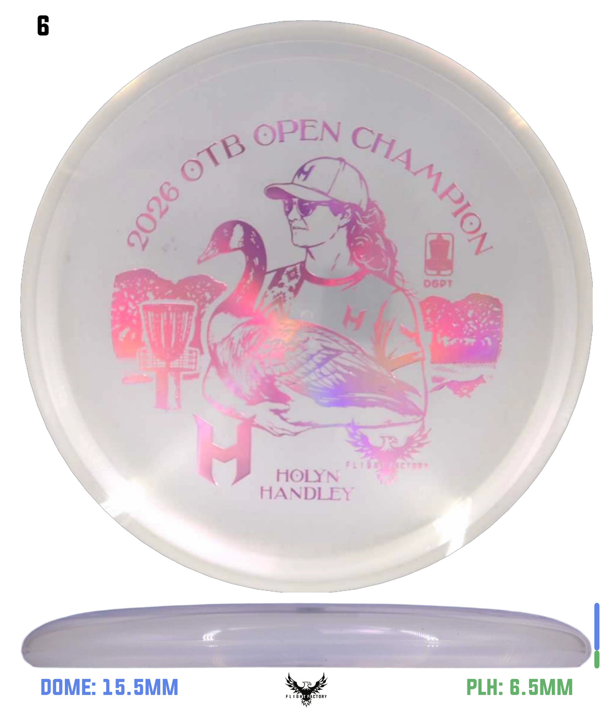 Discraft CryZtal FLX Fierce - Holyn Handley 2026 OTB Champion Commemorative Disc