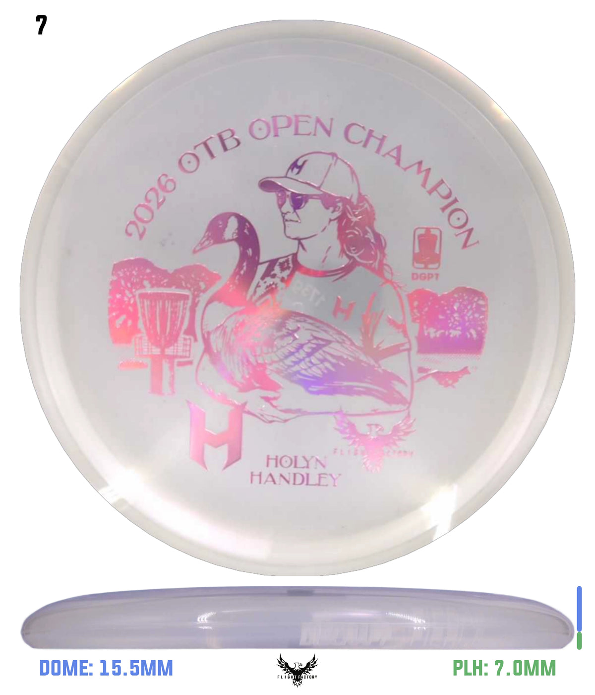 Discraft CryZtal FLX Fierce - Holyn Handley 2026 OTB Champion Commemorative Disc