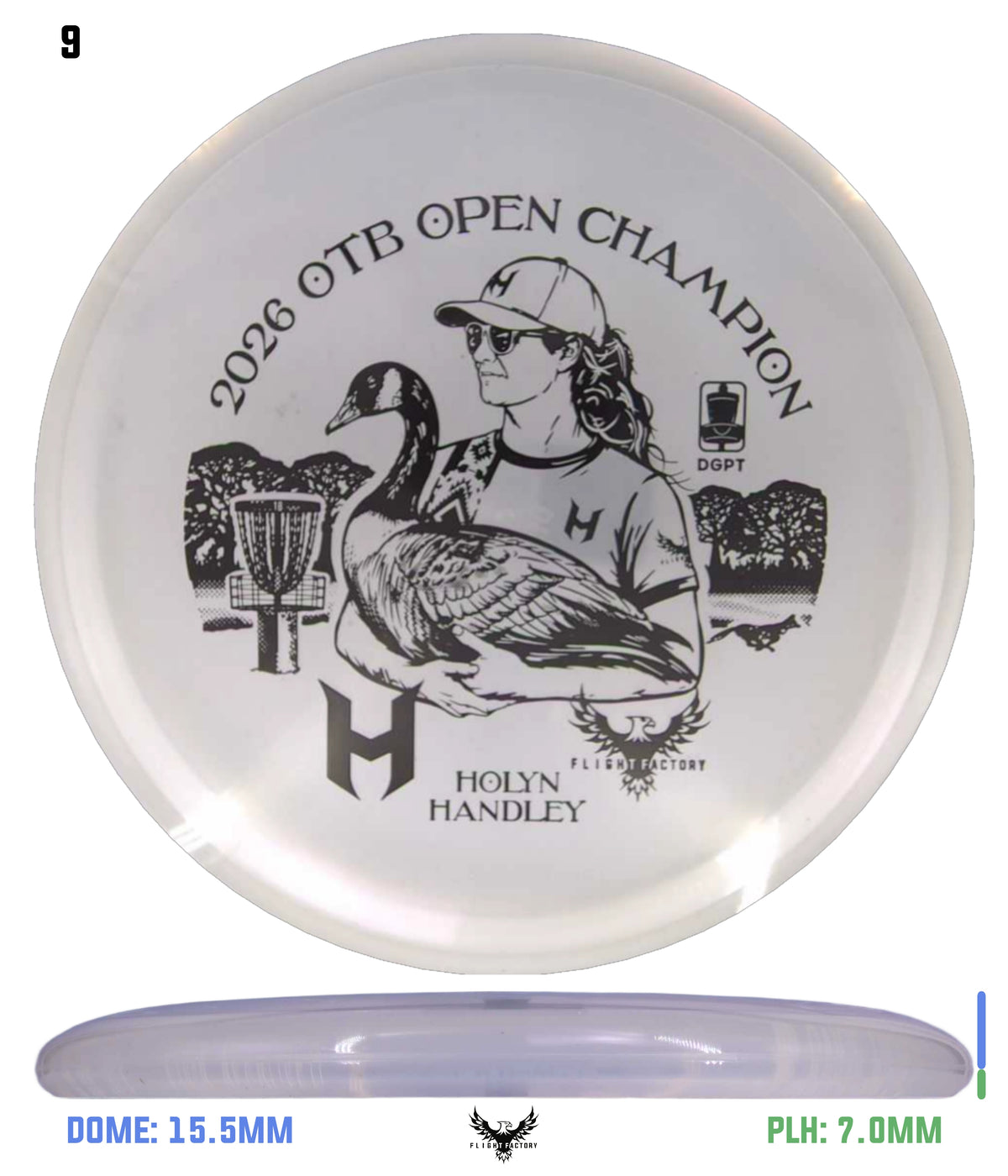 Discraft CryZtal FLX Fierce - Holyn Handley 2026 OTB Champion Commemorative Disc