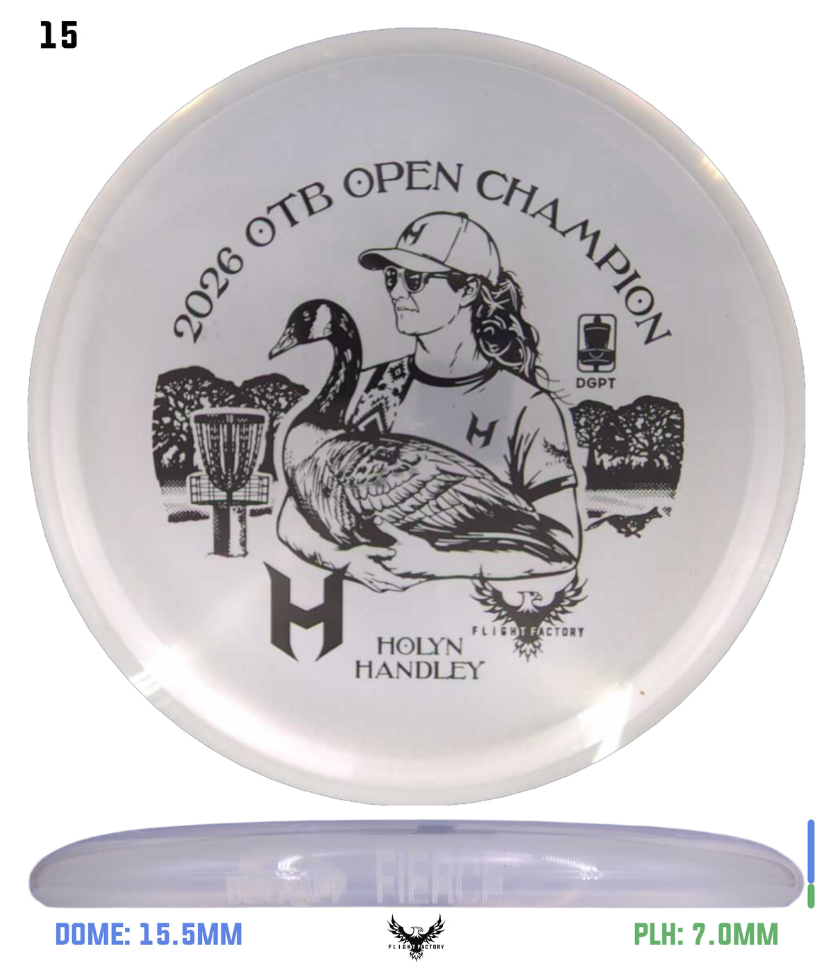 Discraft CryZtal FLX Fierce - Holyn Handley 2026 OTB Champion Commemorative Disc