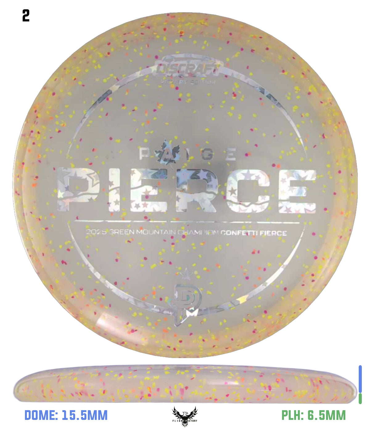 Discraft Paige Pierce Confetti Z Fierce - 2025 GMC Victory Edition