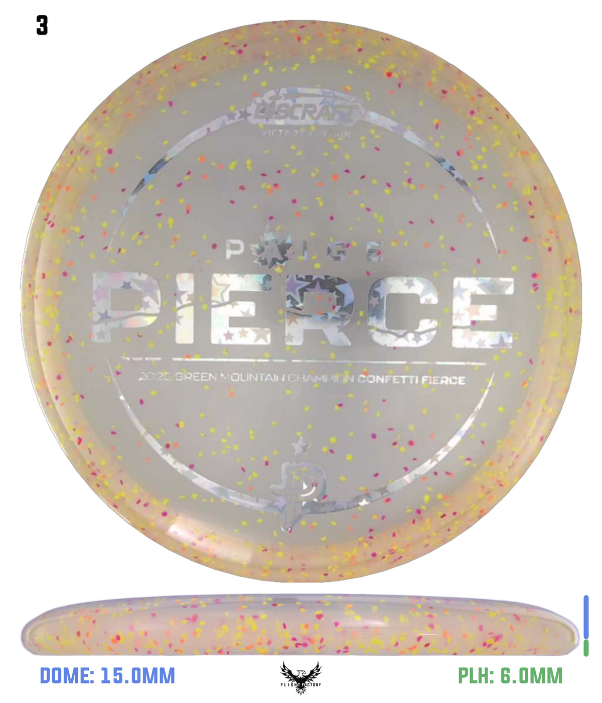 Discraft Paige Pierce Confetti Z Fierce - 2025 GMC Victory Edition