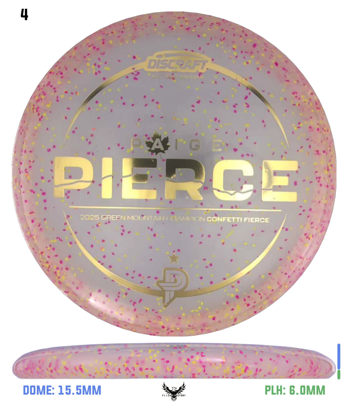 Discraft Paige Pierce Confetti Z Fierce - 2025 GMC Victory Edition