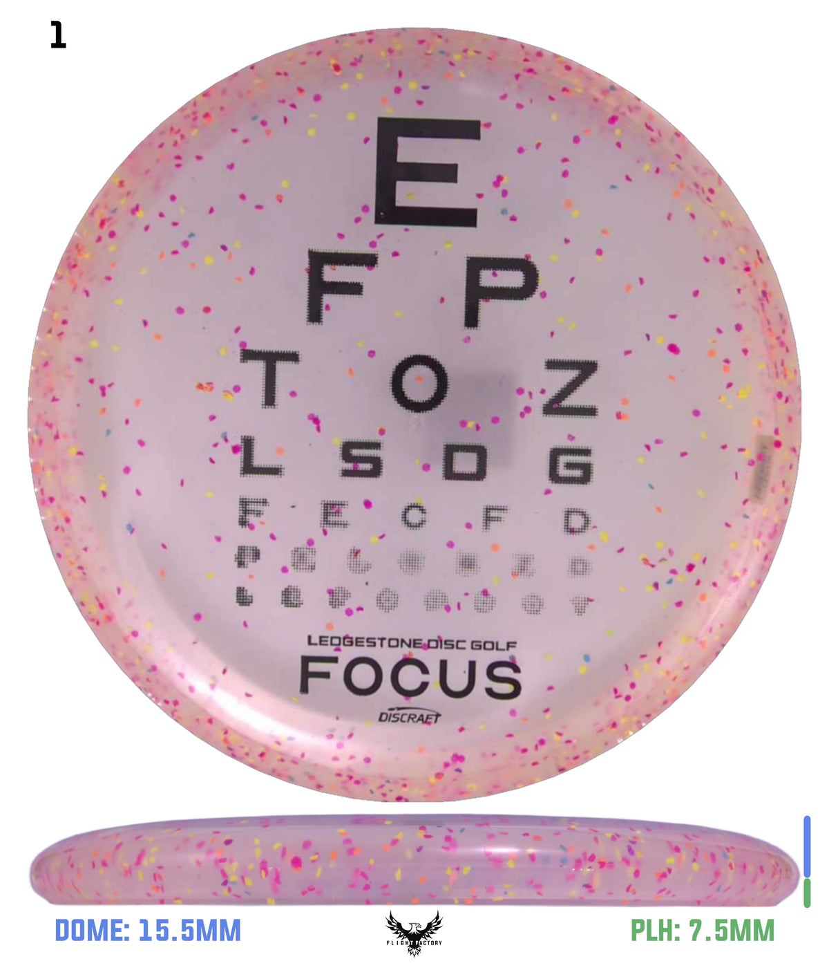 Discraft Z FLX Confetti Focus - Ledgestone 2026 Season 1