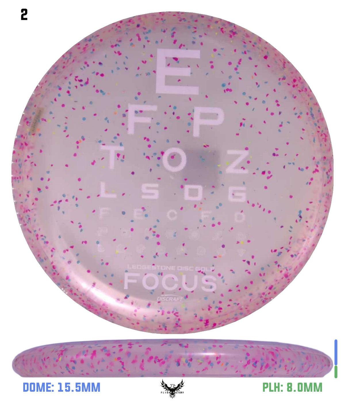 Discraft Z FLX Confetti Focus - Ledgestone 2026 Season 1