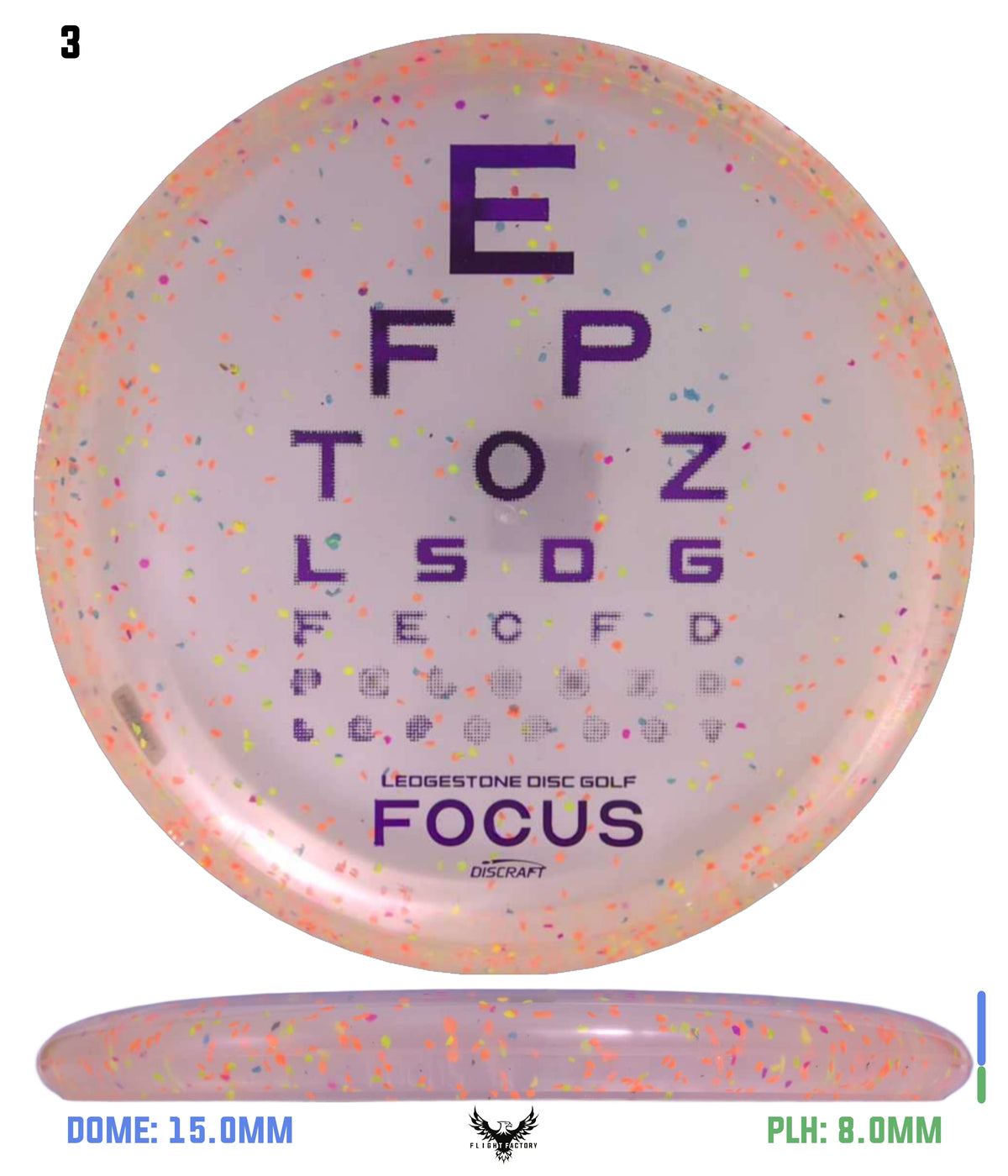 Discraft Z FLX Confetti Focus - Ledgestone 2026 Season 1