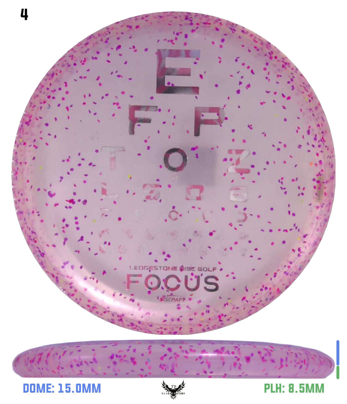 Discraft Z FLX Confetti Focus - Ledgestone 2026 Season 1