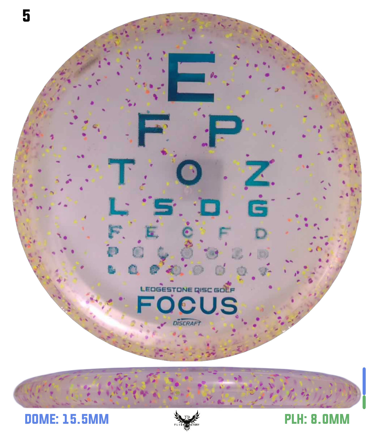 Discraft Z FLX Confetti Focus - Ledgestone 2026 Season 1