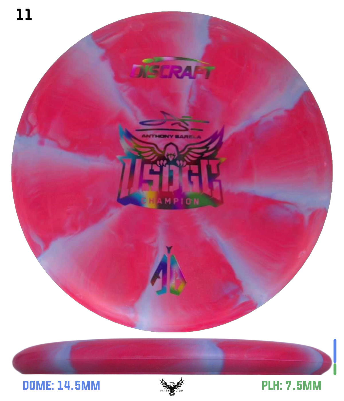 Discraft CT Swirl Focus - Anthony Barela 2025 USDGC Champion