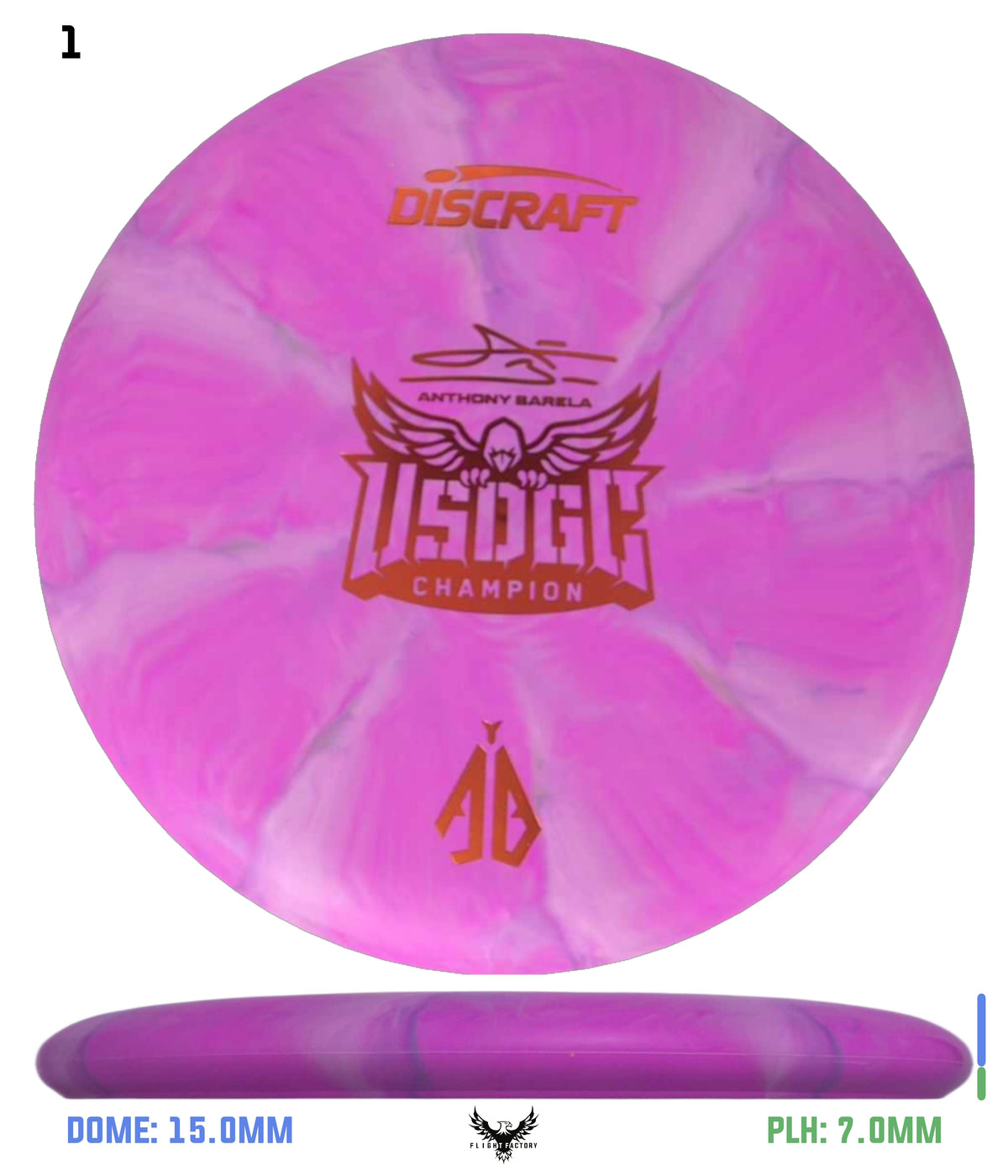 Discraft CT Swirl Focus - Anthony Barela 2025 USDGC Champion