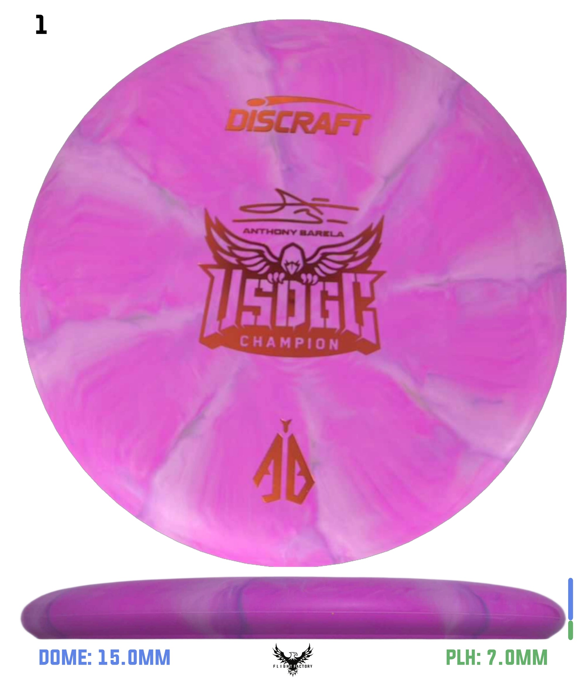 Discraft CT Swirl Focus - Anthony Barela 2025 USDGC Champion