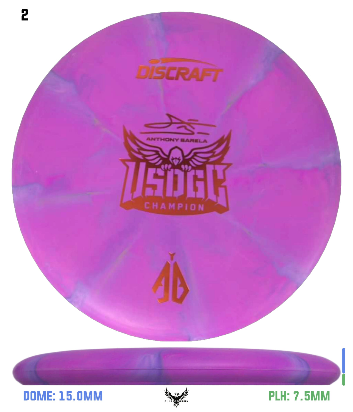 Discraft CT Swirl Focus - Anthony Barela 2025 USDGC Champion