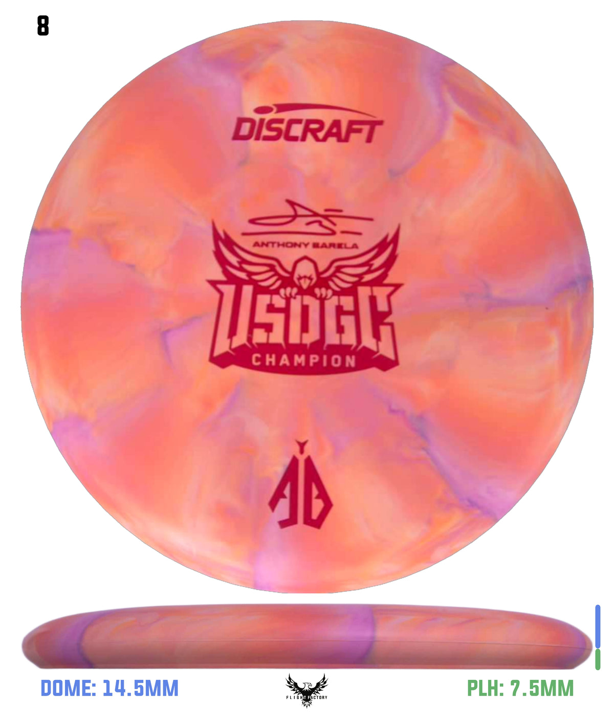 Discraft CT Swirl Focus - Anthony Barela 2025 USDGC Champion