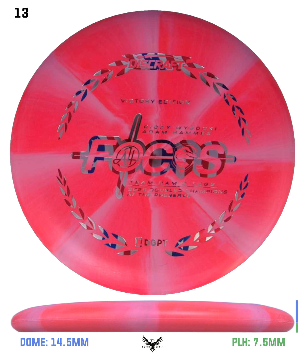 Discraft 2026 Ricky Wysocki x Adam Hammes Victory Edition Focus