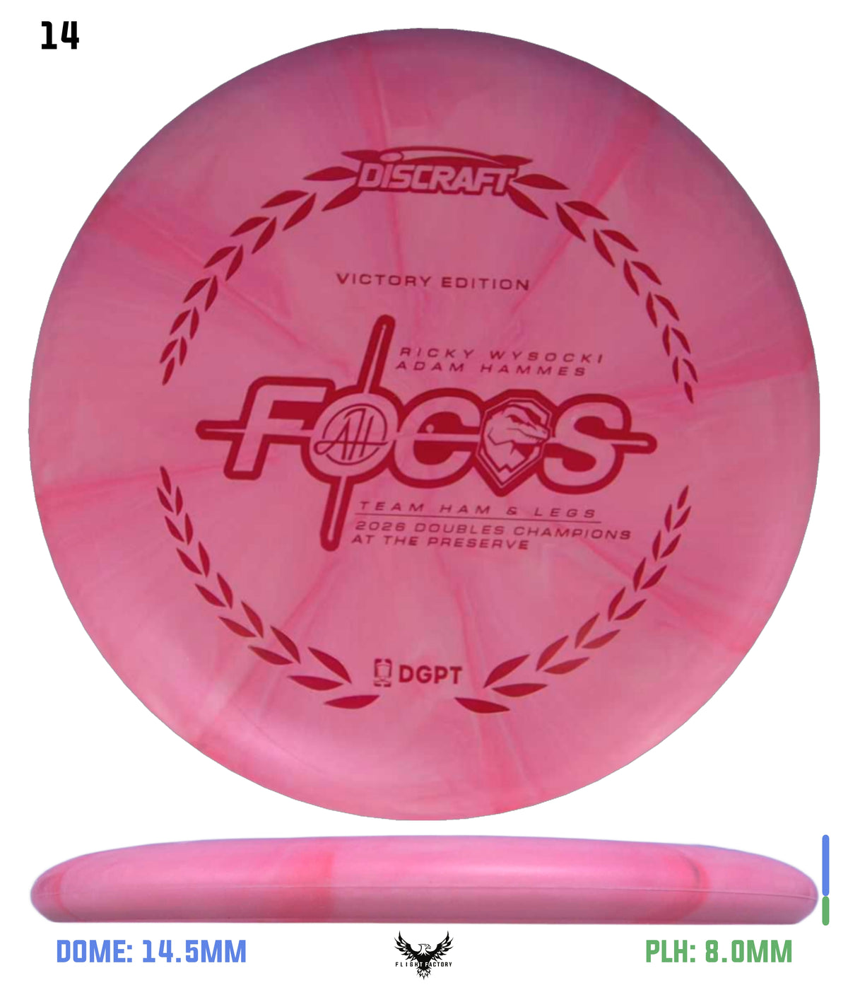 Discraft 2026 Ricky Wysocki x Adam Hammes Victory Edition Focus