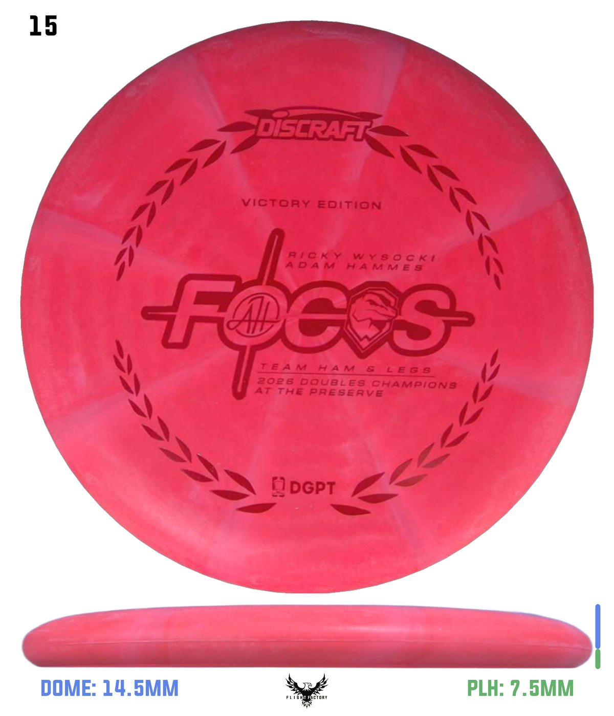Discraft 2026 Ricky Wysocki x Adam Hammes Victory Edition Focus