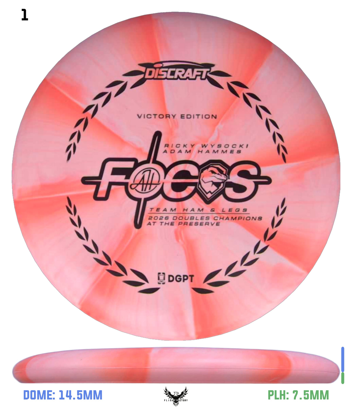 Discraft 2026 Ricky Wysocki x Adam Hammes Victory Edition Focus