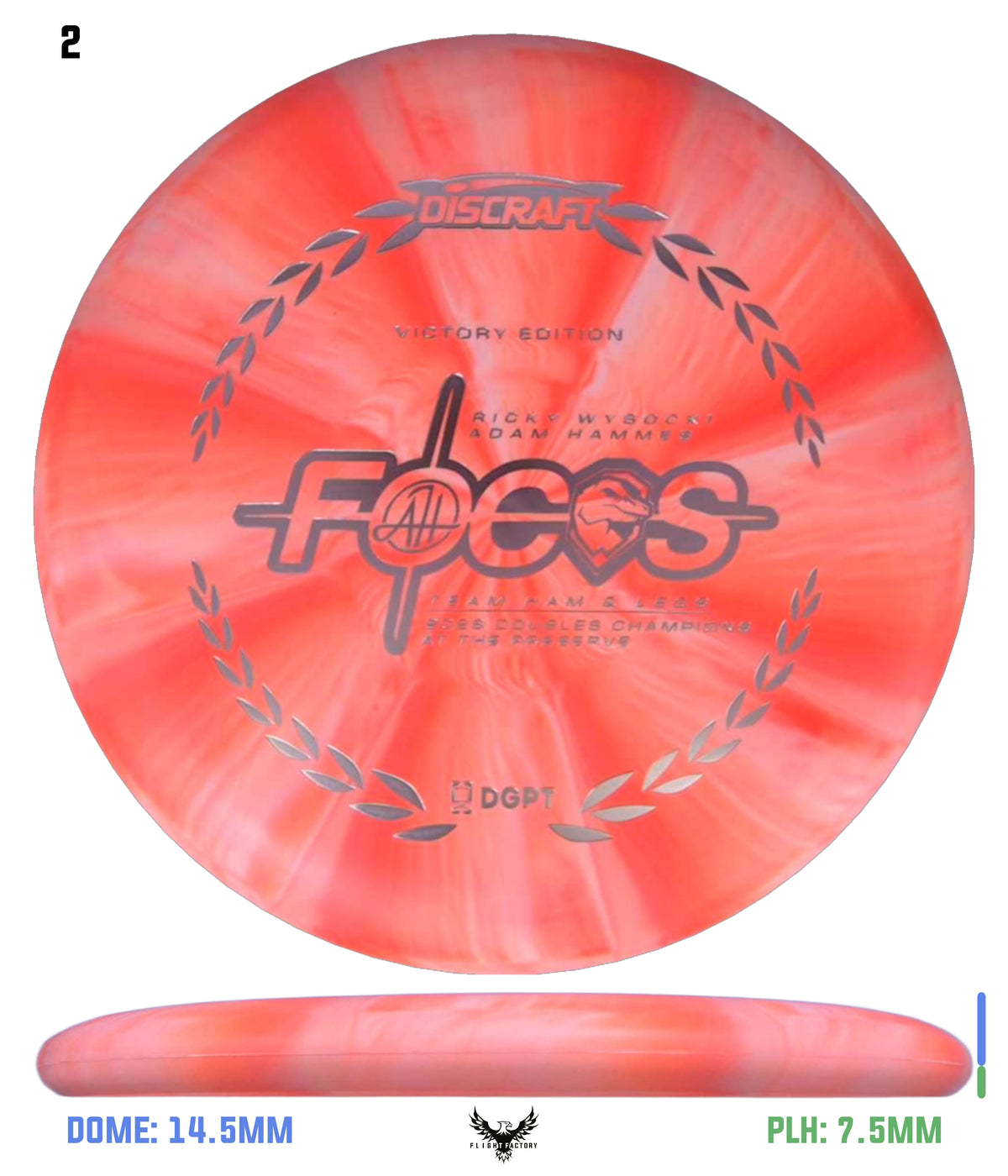 Discraft 2026 Ricky Wysocki x Adam Hammes Victory Edition Focus