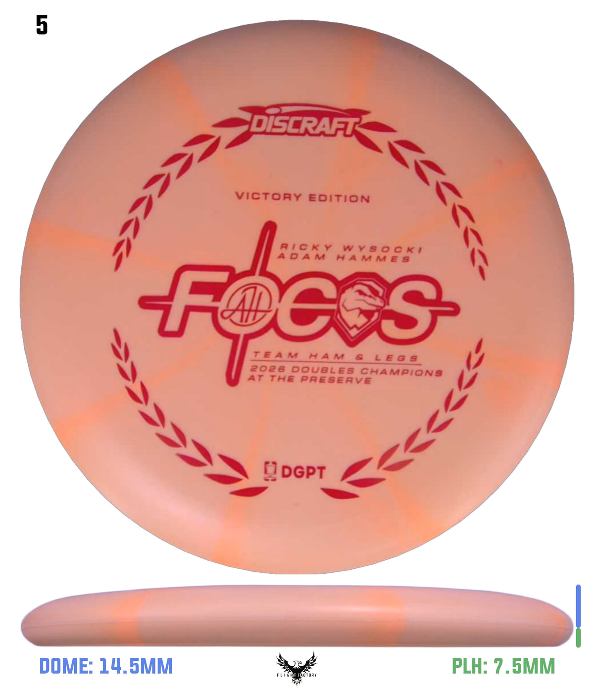 Discraft 2026 Ricky Wysocki x Adam Hammes Victory Edition Focus