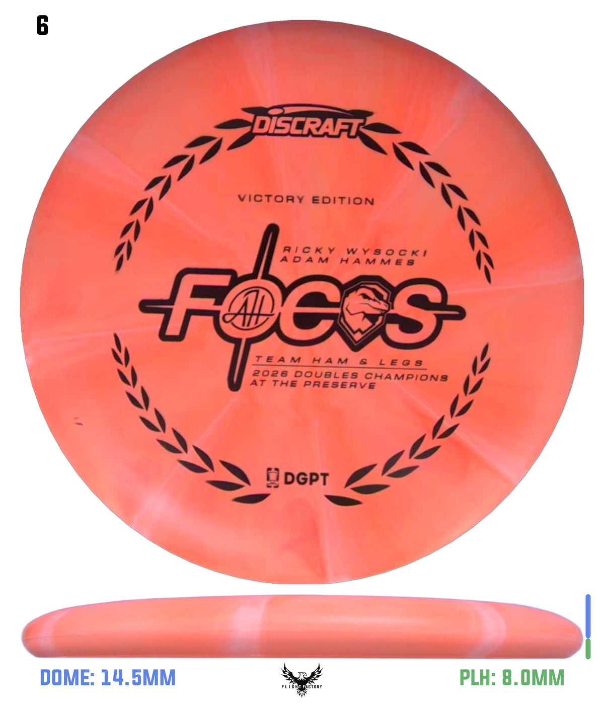 Discraft 2026 Ricky Wysocki x Adam Hammes Victory Edition Focus