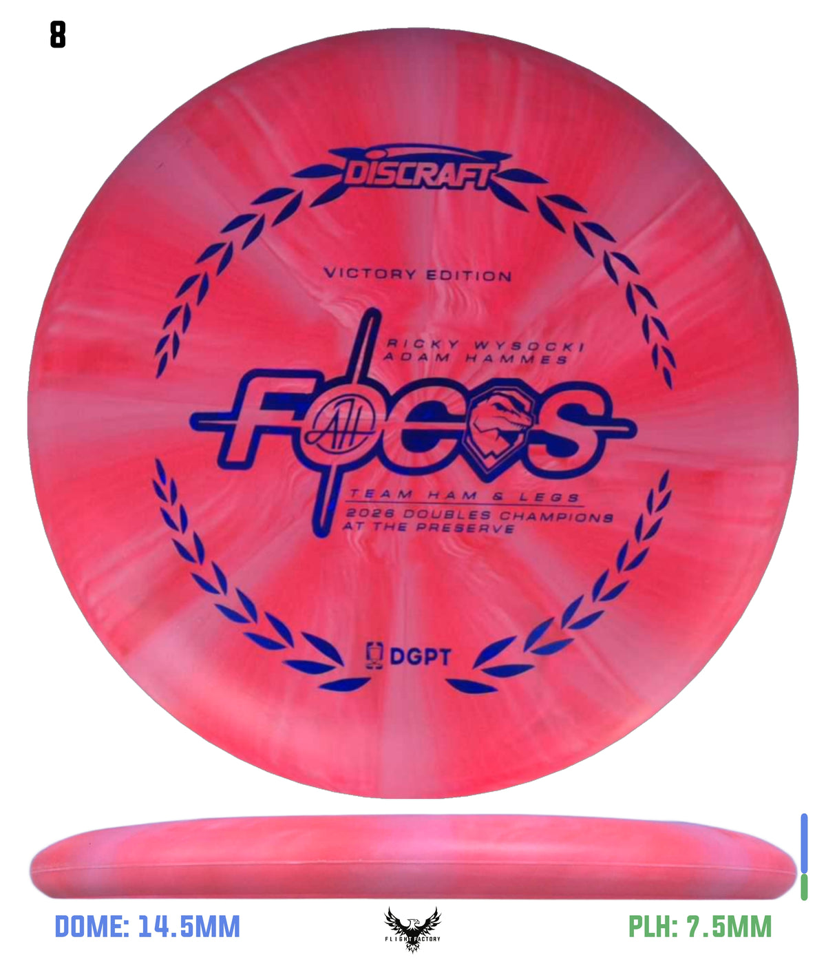 Discraft 2026 Ricky Wysocki x Adam Hammes Victory Edition Focus