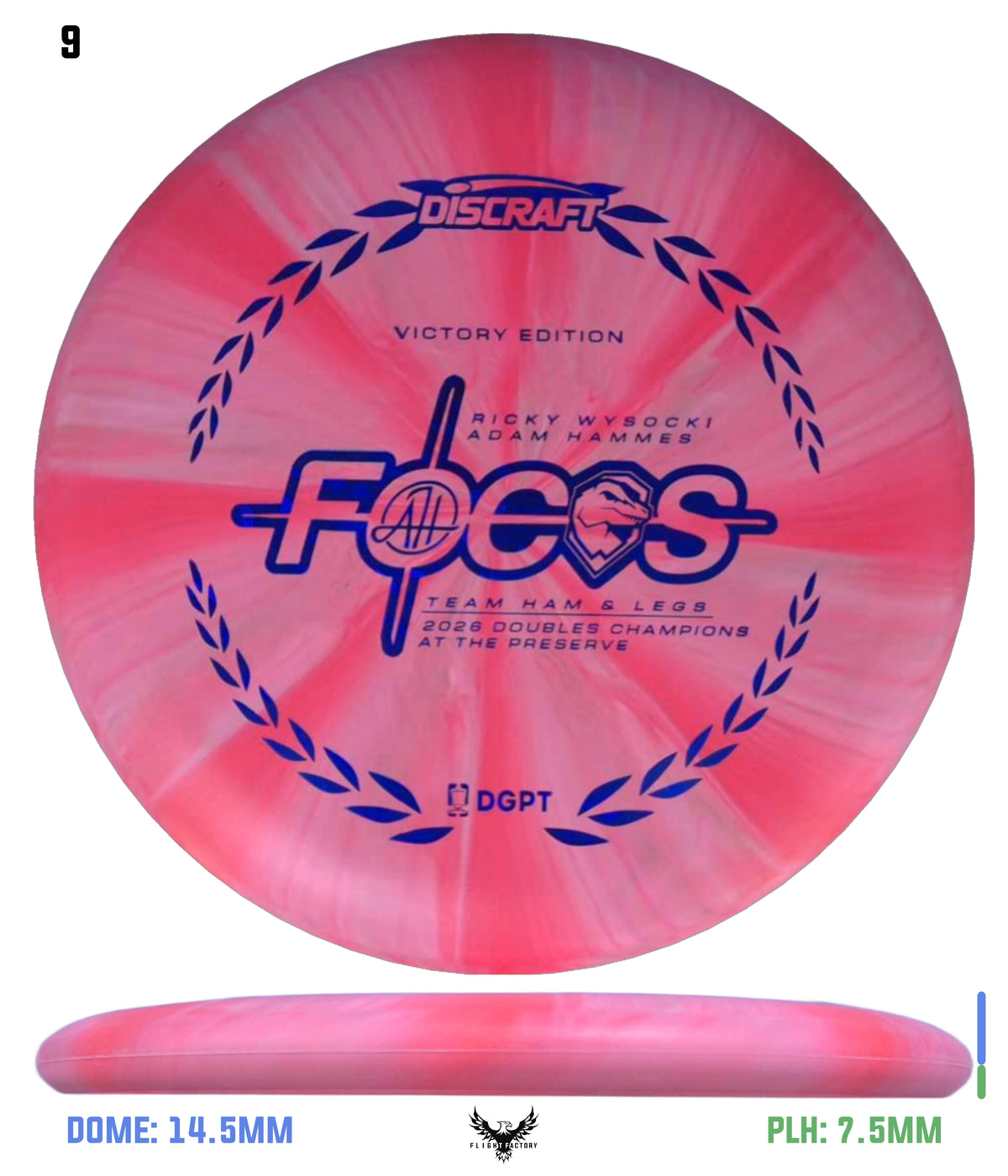 Discraft 2026 Ricky Wysocki x Adam Hammes Victory Edition Focus
