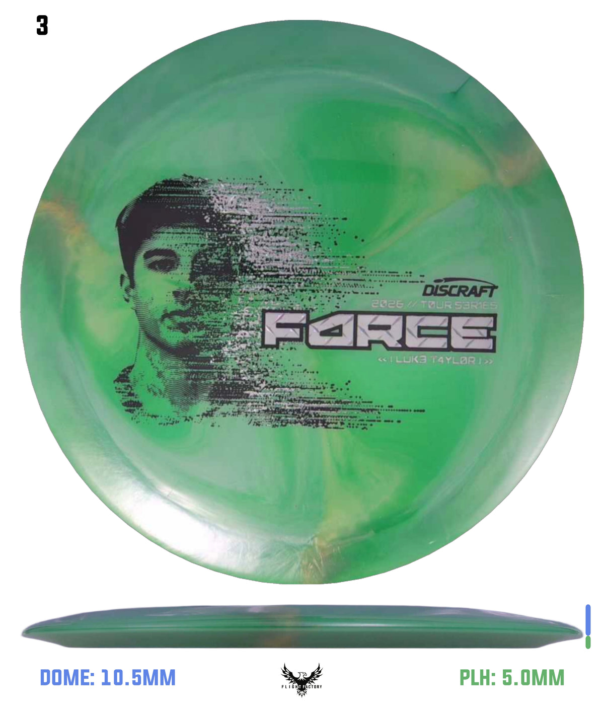 Discraft 2026 Tour Series Force - Luke Taylor