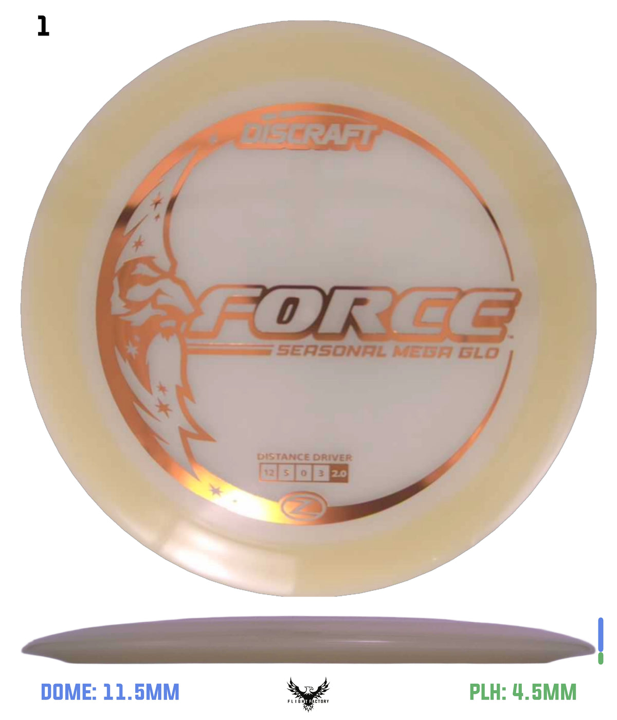 Discraft Seasonal Mega Glo Z Force