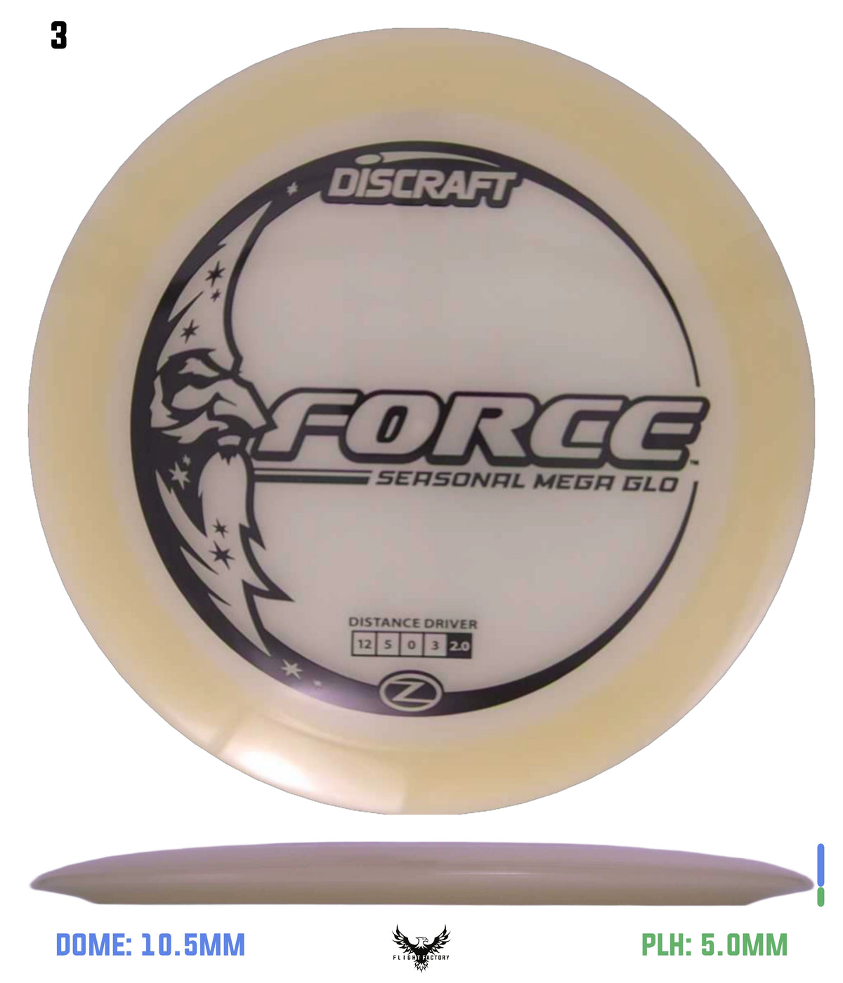 Discraft Seasonal Mega Glo Z Force