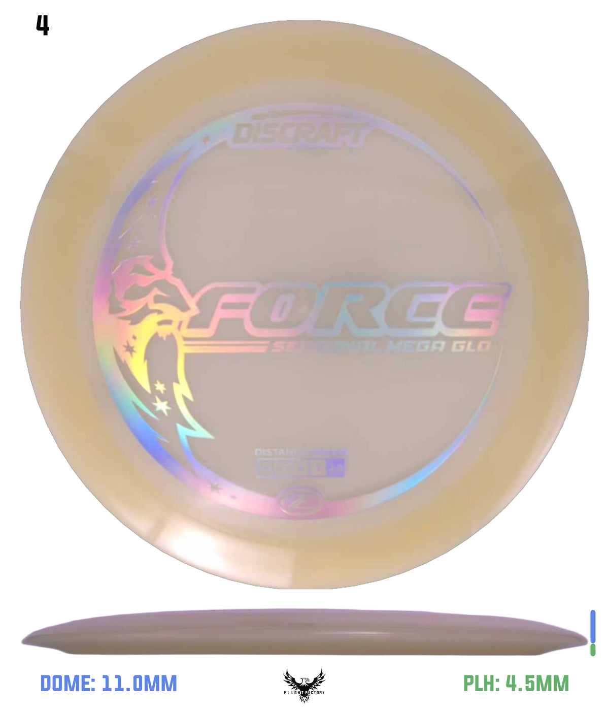 Discraft Seasonal Mega Glo Z Force